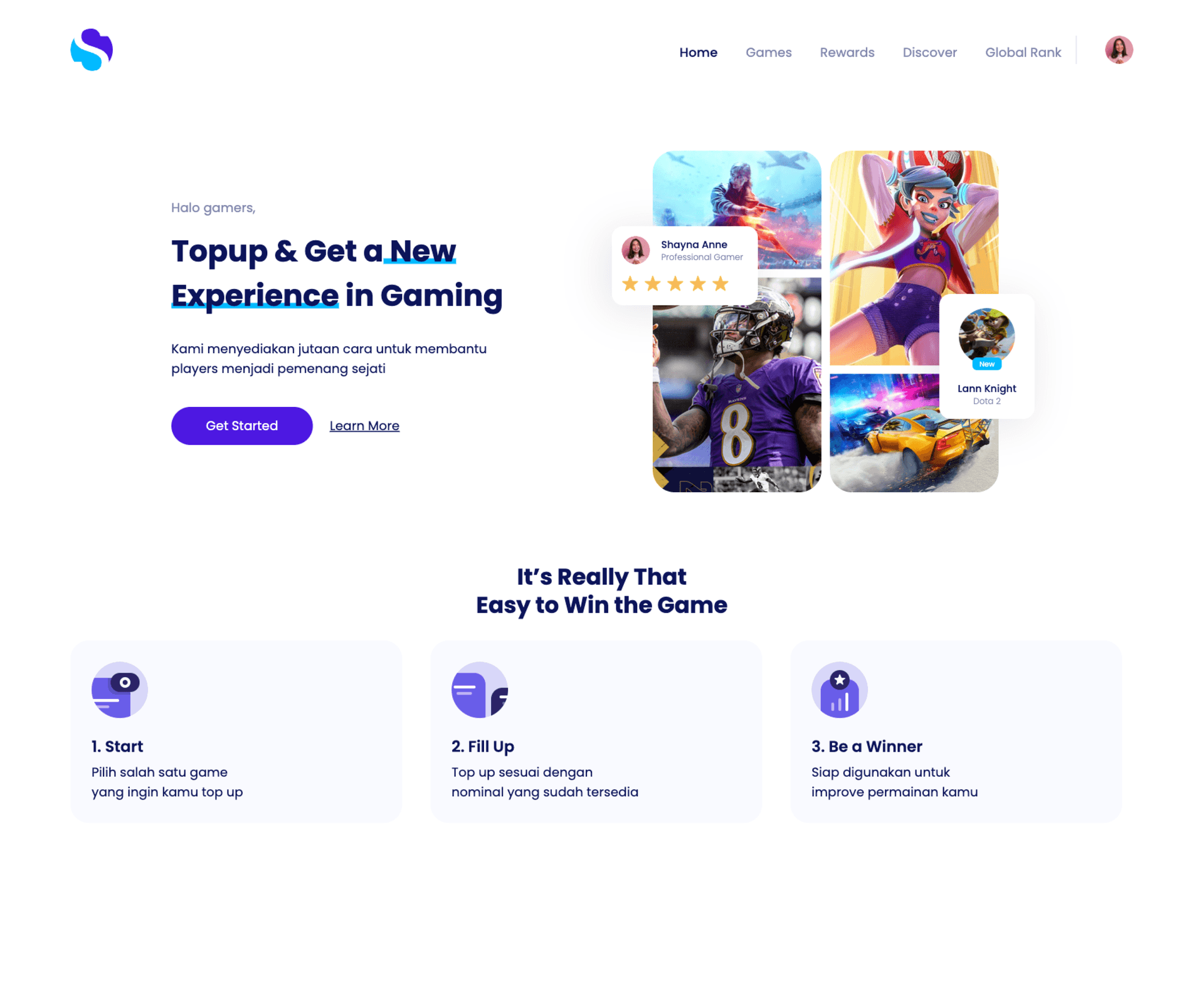 Thumbnail for StoreGG - Top Up Game Website